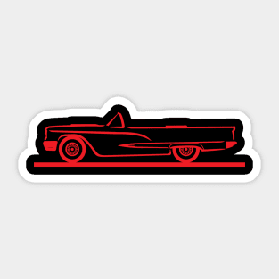 1959 Ford Thunderbird Convertible Sticker